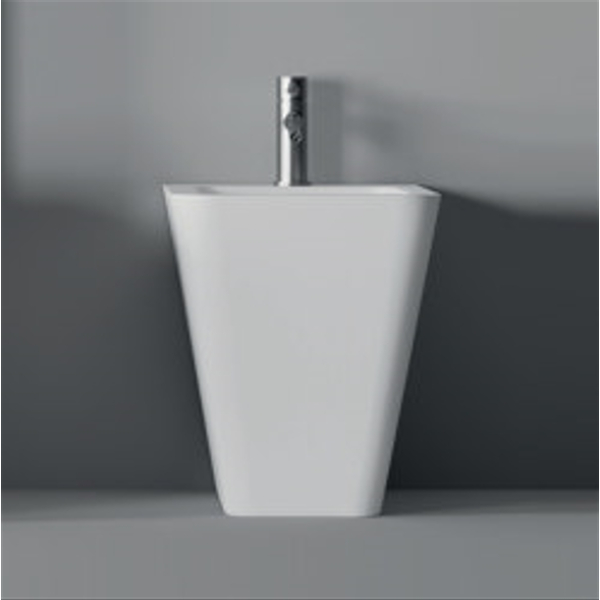 Alice ceramica Hide Square біде білий підлоговий глянець