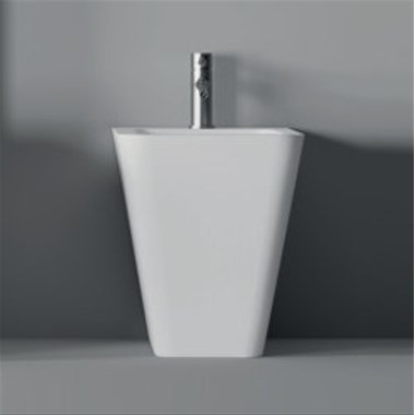 Alice ceramica Hide Square біде білий підлоговий глянець
