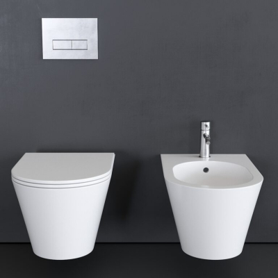 Alice ceramica Hide Round57 унітаз консольний