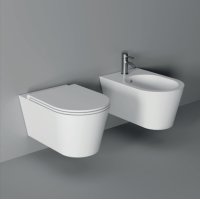 Alice ceramica Hide Round57 унітаз консольний