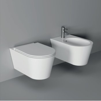 Alice ceramica Hide Round57 унітаз консольний