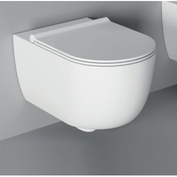Alice ceramica - Unica55 Унітаз консольний білий матовий