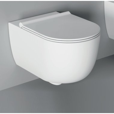 Alice ceramica - Unica55 Унітаз консольний білий матовий