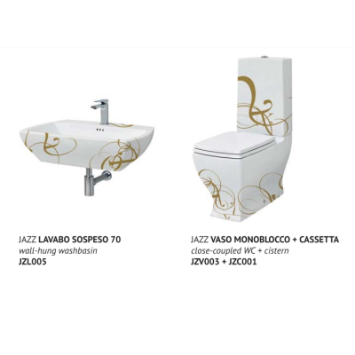ArtCeram Jazz Luxury LETTERING унітаз підлоговий