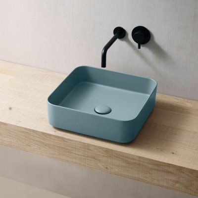 Cielo Minimo square раковина накладна кольорова