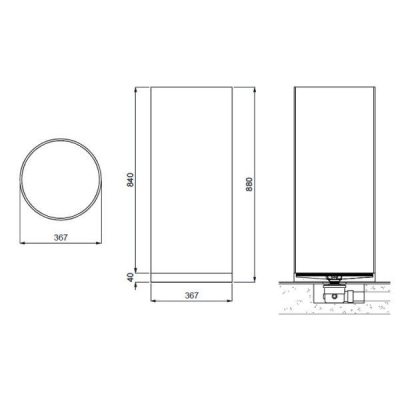Glass Design Xtreme XL раковина підлогова