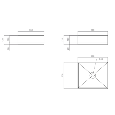 Glass Design Skyline M раковина настільна