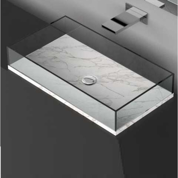 Glass Design Skyline L Marble настільна раковина