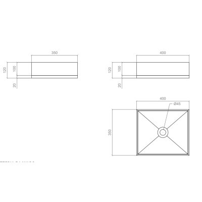 Glass Design Skyline M раковина настільна