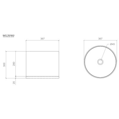 Glass Design Xtreme Medium раковина настільна