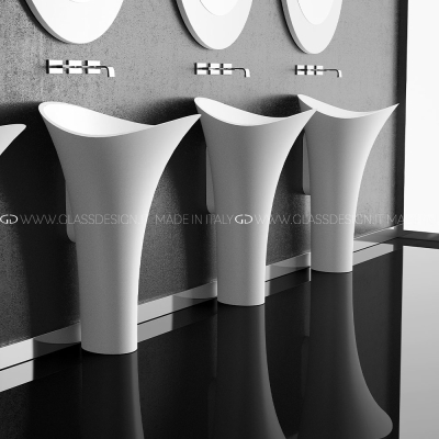 Glass Design Flower Evolution раковина підлогова