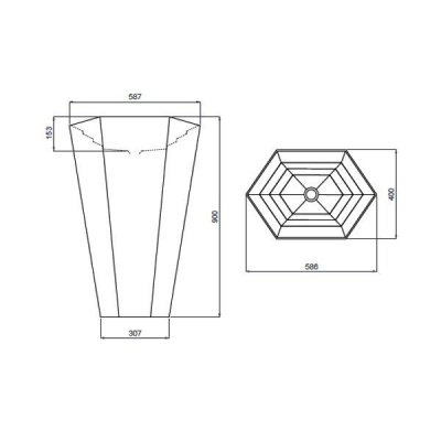 Glass Design Lambo раковина підлогова