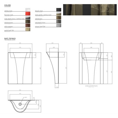 Glass Design Tempo раковина підлогова