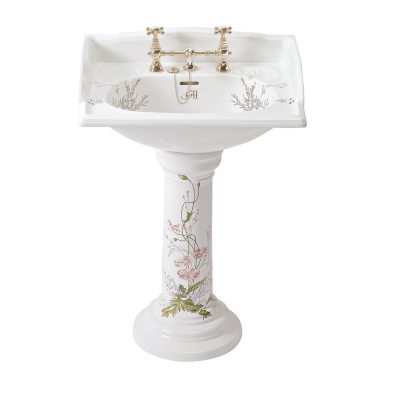 Gentry Home Victorian біде для підлоги з декором Garden Pattern