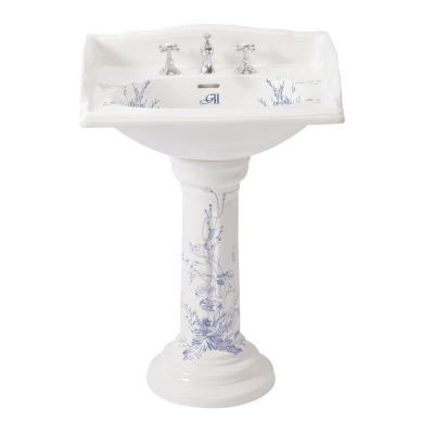 Gentry Home Victorian біде для підлоги з декором Garden Pattern