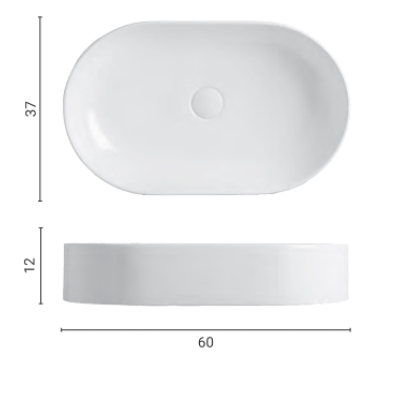 Nic Design Pin раковина накладна 55см