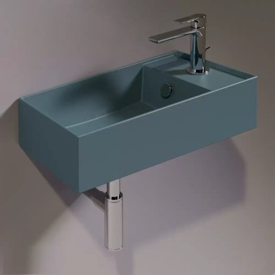 Simas Agile раковина AG50 чорна матова