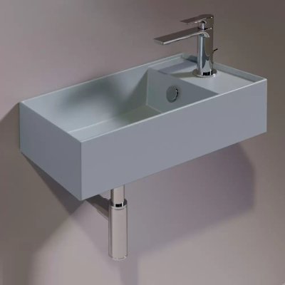 Simas Agile раковина AG50 чорна матова