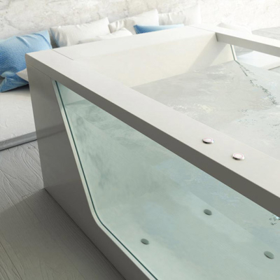 Relax Design Aqua ванна окремо стоїть зі склом 180