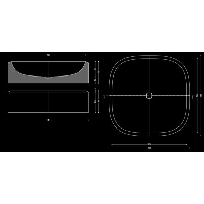Relax Design Bikini ванна 180 cм, що окремо стоїть