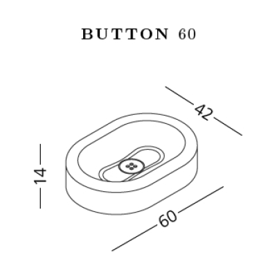 Relax Design Button накладна раковина 60
