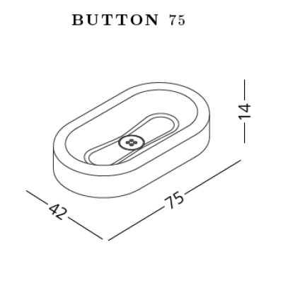Relax Design Button накладна раковина 75