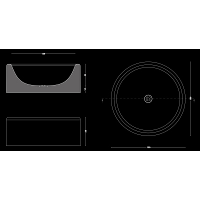 Relax Design Button ванна окремо стоїть 150 cм