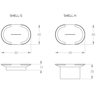 Relax Design Shell H раковина накладна біколор