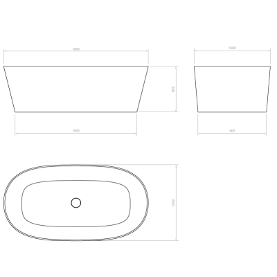 Relax Design Smooth ванна окремо стоїть 190 cм