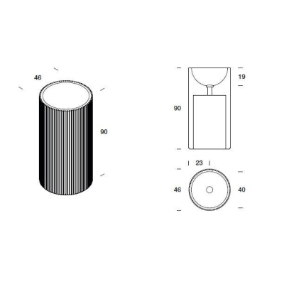 Rexa Design Roll раковина підлогова