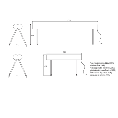 Caleido Ottolungo Bench радіатор підлоговий лавка довга