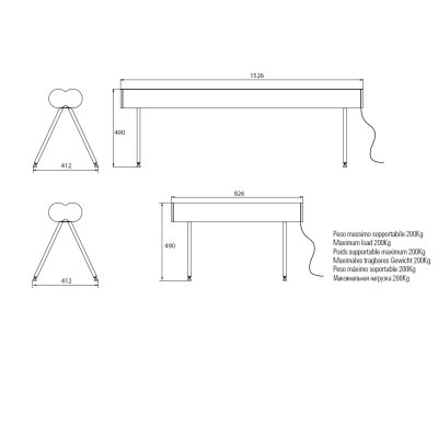 Caleido Ottolungo Bench радіатор підлоговий лавка мала