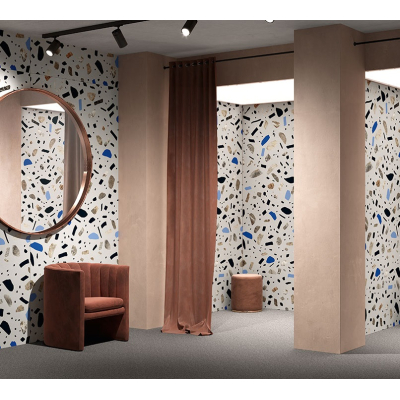 Керамограніт Fioranese - Fio Ghiaia Terrazzo Maxi Bianco