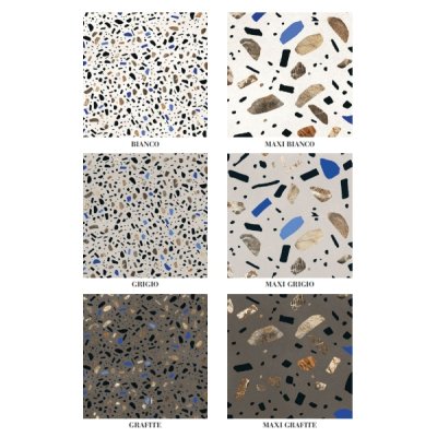 Керамограніт Fioranese - Fio Ghiaia Terrazzo Maxi Bianco