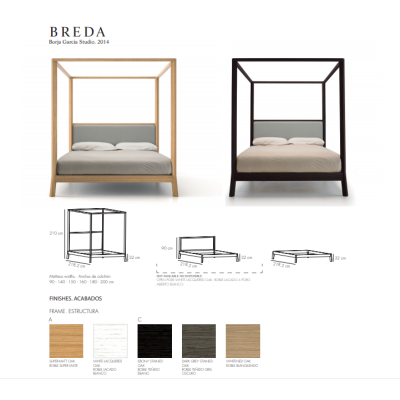 Ліжко двоспальне Bonaldo - Breda
