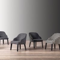 Стілець Meridiani - Odette due lounge Стілець Meridiani - Odette due lounge