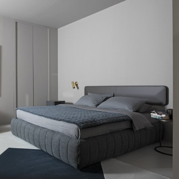 Ліжко Meridiani - Tuyo head slim kuoio - editions