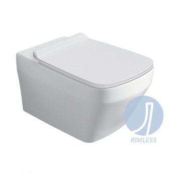 Simas BADEN BADEN унітаз консольний з кришкою BB18F87 білий