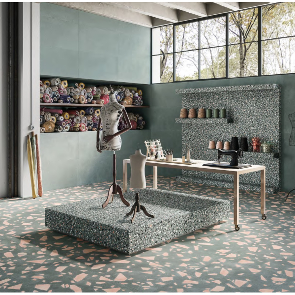 Плитка для стін та підлоги Ergon - TERRAZZO MEDLEY GREEN