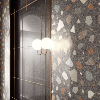 Керамограніт Santagostino - New Deco Palladian Dark TERRAZZO