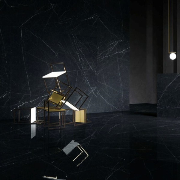 Керамограніт Ariostea Ultra Marmi NERO MARQUINA 300 x 150 см