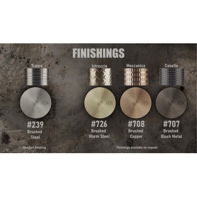 Змішувач для раковини Gessi 316 Flessa Steel Brushed (54002-239)