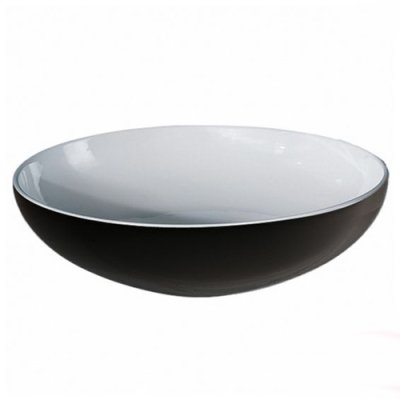 AeT "THIN TONDO" раковина накладна L241 біла глянець