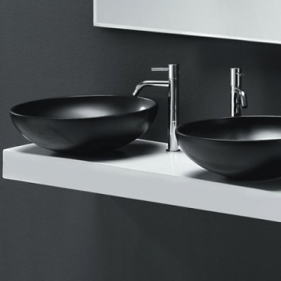 AeT "THIN TONDO" раковина накладна L241 біла глянець