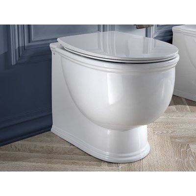 AeT PRINCESS WC унітаз із кришкою білий/золото
