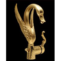 FIORENTINE PEGASO змішувач лебідь для раковини колір золото 2756M GOLD24K FIORENTINE PEGASO змішувач лебідь для раковини колір золото 2756M GOLD24K