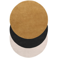 Килим ABC Amini - Teorema Circles Camel black Килим ABC Amini - Teorema Circles Camel black