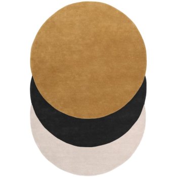 Килим ABC Amini - Teorema Circles Camel black