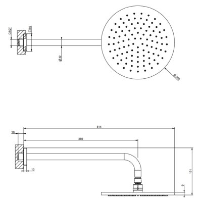 Душова головка Gessi Rilievo Chrome (59148-031)