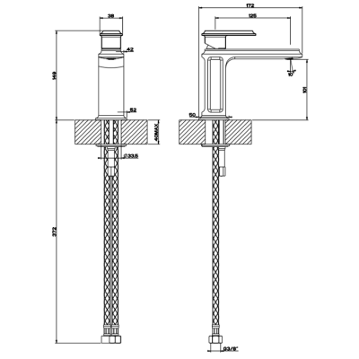 Змішувач для раковини Gessi Eleganza Chrome (46002-031)